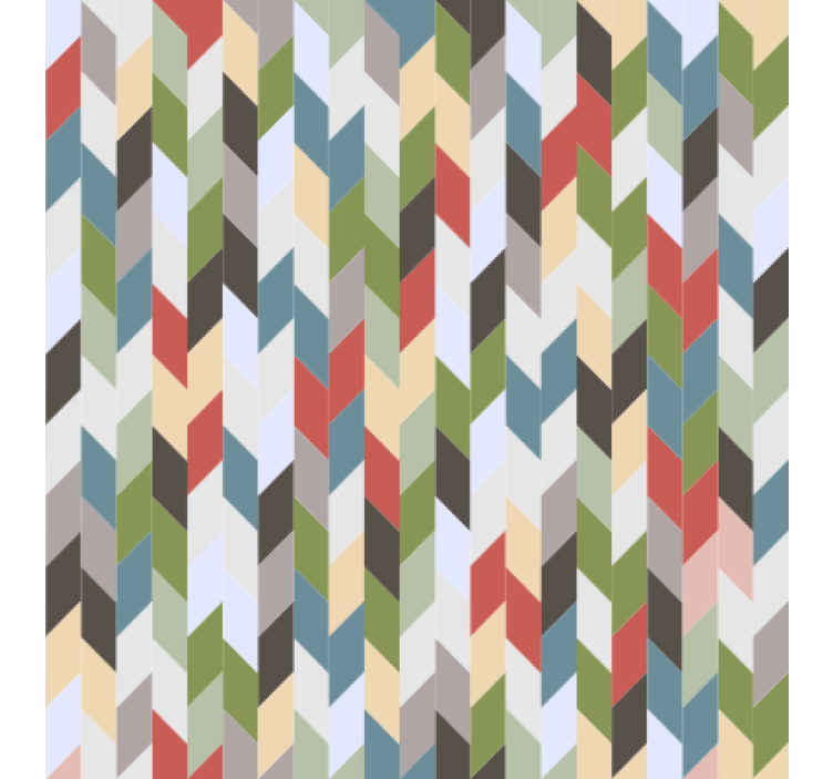 Herringbone spectrum geometric wallpaper - TenStickers