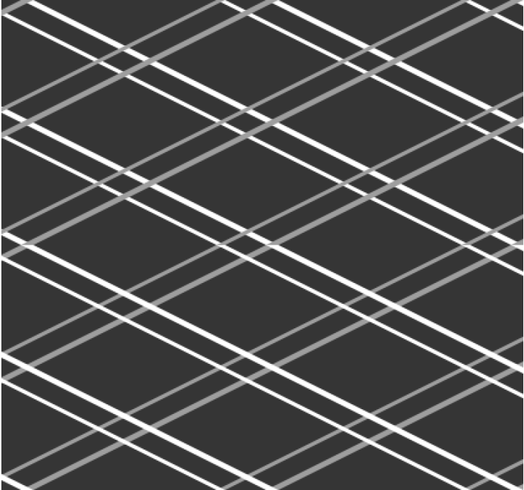 Geometric wallpaper in geometric line patterns - TenStickers
