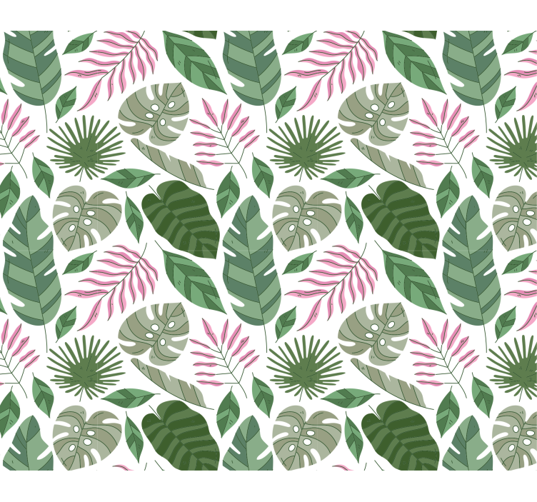 Nature wallpaper tropical leaf patterns - TenStickers