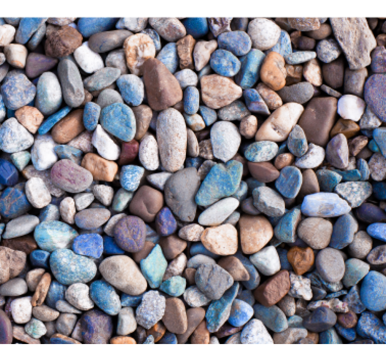 Stone wallpaper colorful stones design - TenStickers