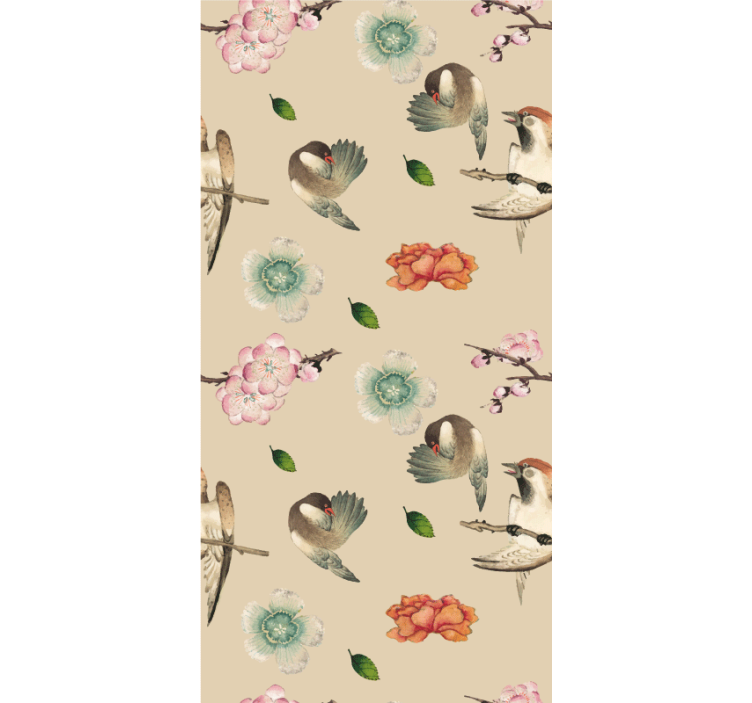 Kids wallpaper beautiful bird duck-egg - TenStickers