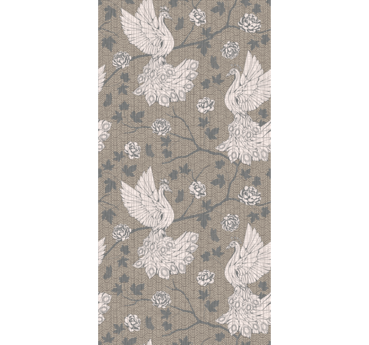 Kids wallpaper yute birds design - TenStickers