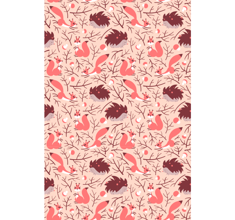 Kids wallpaper fauna pattern design - TenStickers