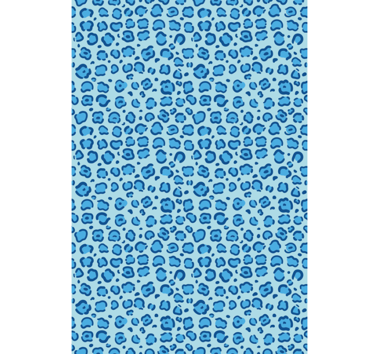 Kids wallpaper blue spotted design - TenStickers