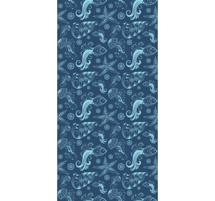 Kids wallpaper ocean life design - TenStickers