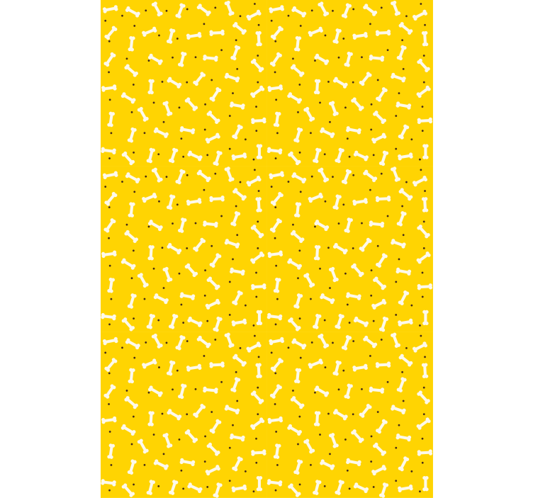 Kids wallpaper playful bone design - TenStickers
