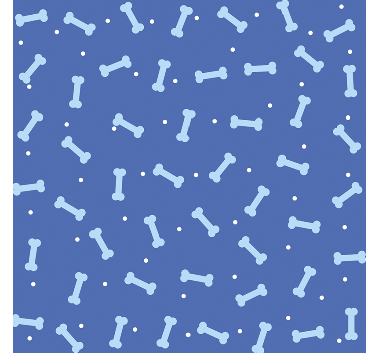 Kids wallpaper dog bone design - TenStickers