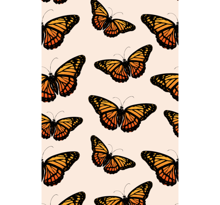 Butterfly wallpaper vintage monarch butterfly wing - TenStickers