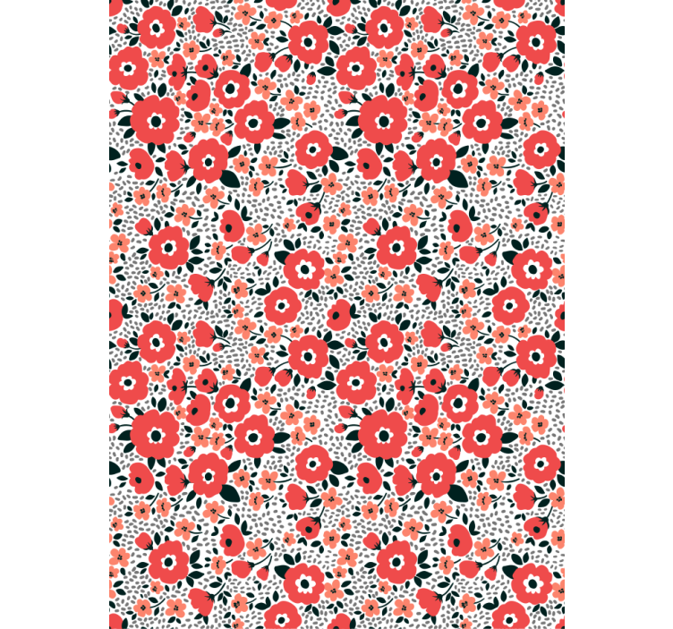 Hallway wallpaper with charming puppy design - TenStickers