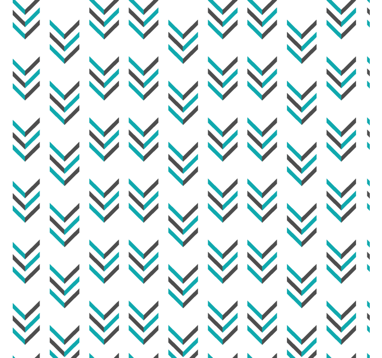 Scandinavian wallpaper blue arrows - TenStickers