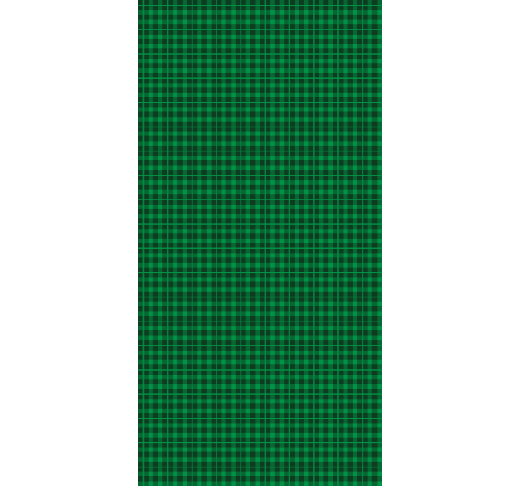 Texture pattern wallpaper classic green plaid - TenStickers