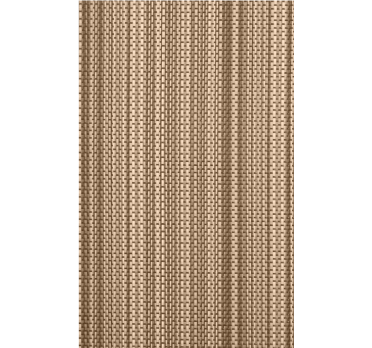 Living room wallpaper natural fiber look - TenStickers