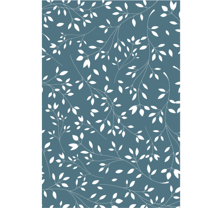 Living room wallpaper lush leaf design - TenStickers