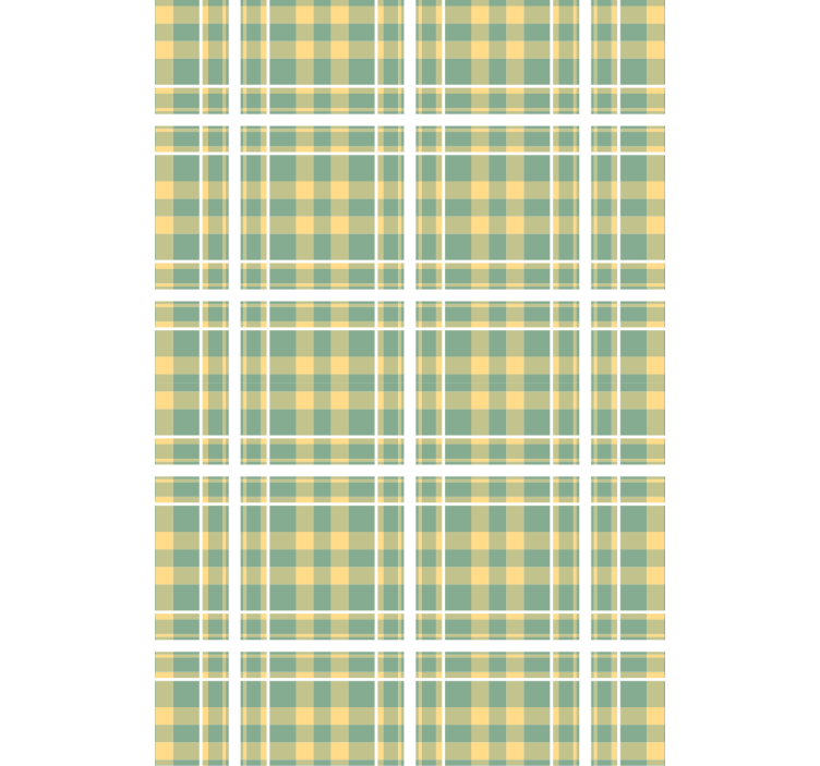Living room wallpaper checkered pattern design - TenStickers