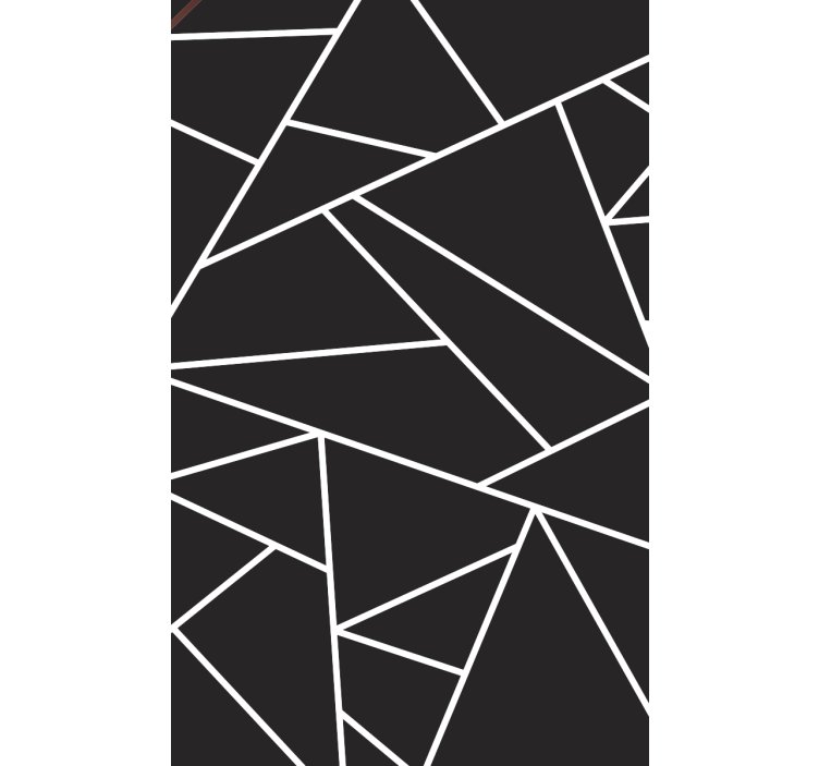 Geometric wallpaper abstract angular arrangement - TenStickers