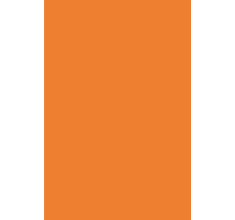Office wallpaper in stunning orange hue - TenStickers