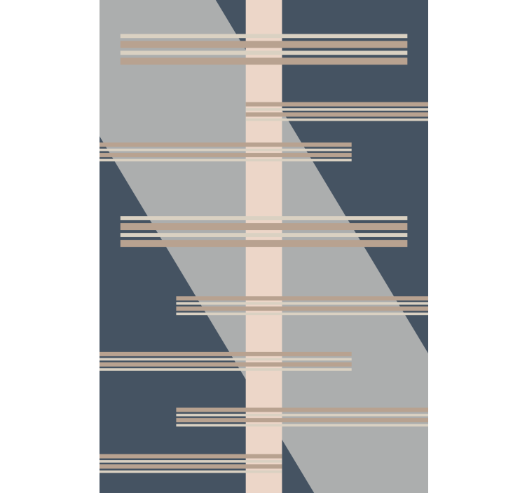 Modern wallpaper geometric line design - TenStickers