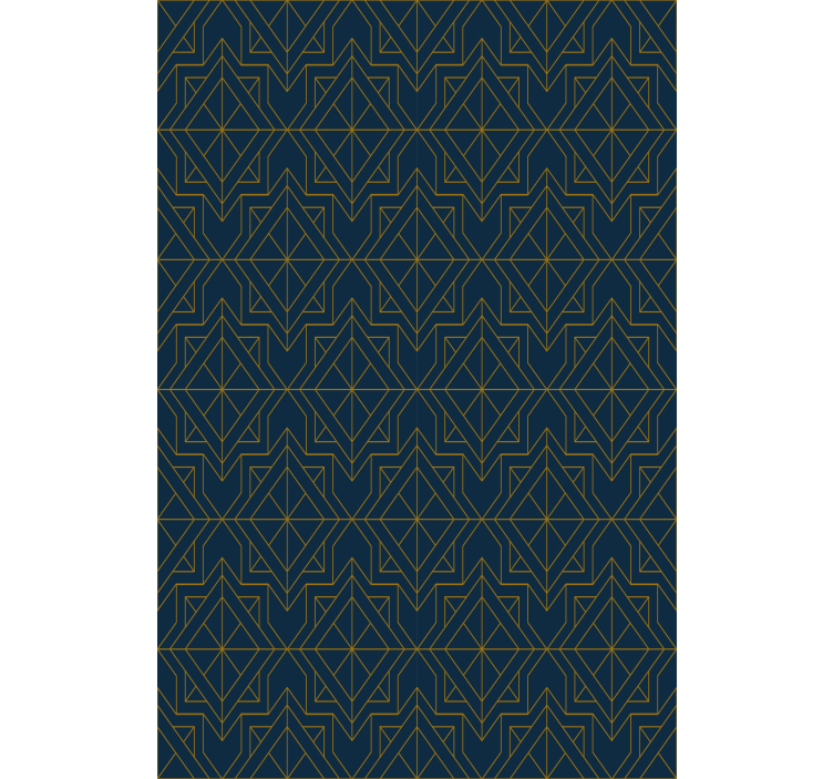 Modern wallpaper geometric design arrangement - TenStickers