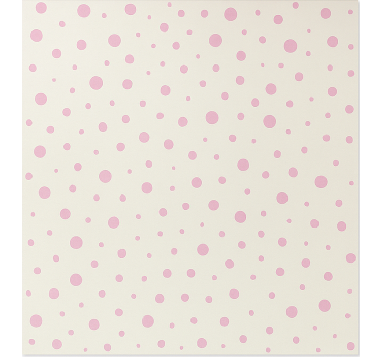Teenager wallpaper in pink elegant dots - TenStickers