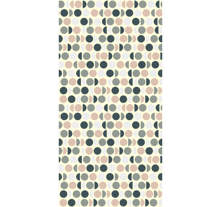 Elegant circles kitchen wallpaper - TenStickers