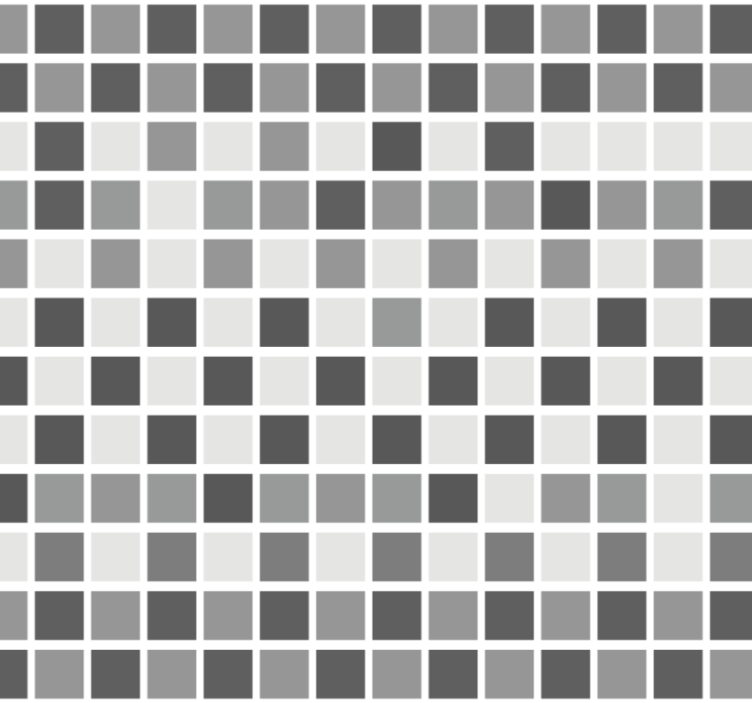 Bathroom wallpaper in shades of grey - TenStickers