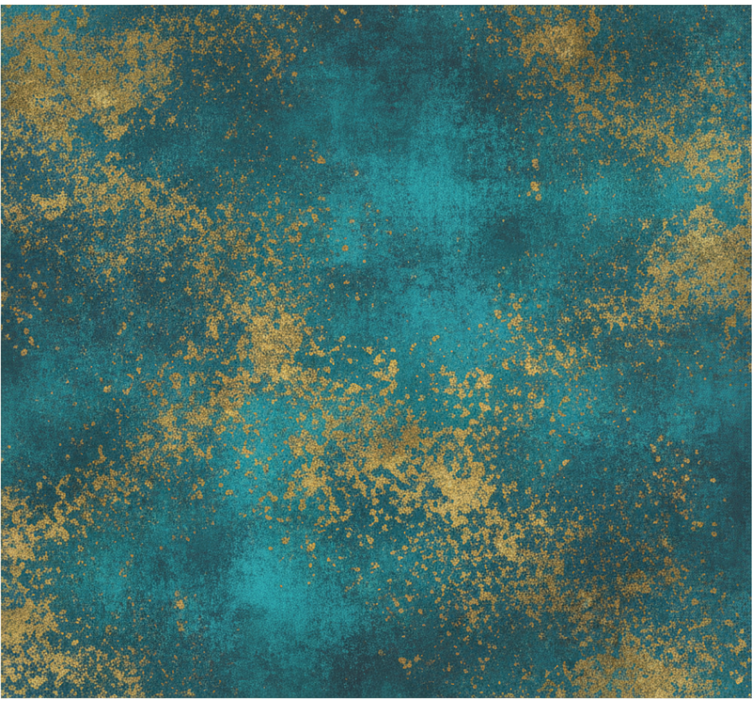 Living room wallpaper distressed teal speckle - TenStickers