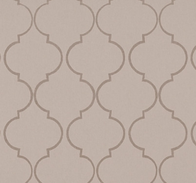 Master bedroom wallpaper taupe linen texture design - TenStickers