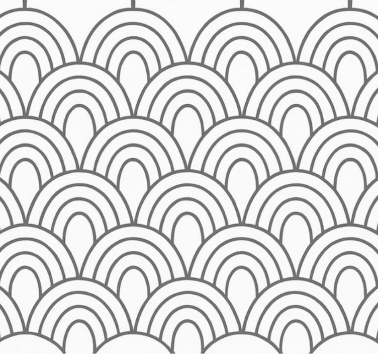 Living room wallpaper in grey stone - TenStickers