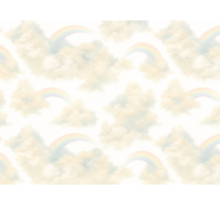 Kids wallpaper colorful sky - TenStickers