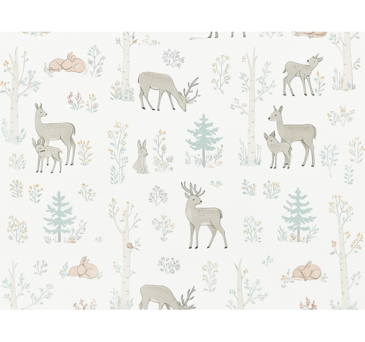 Master bedroom wallpaper floral design for kids - TenStickers