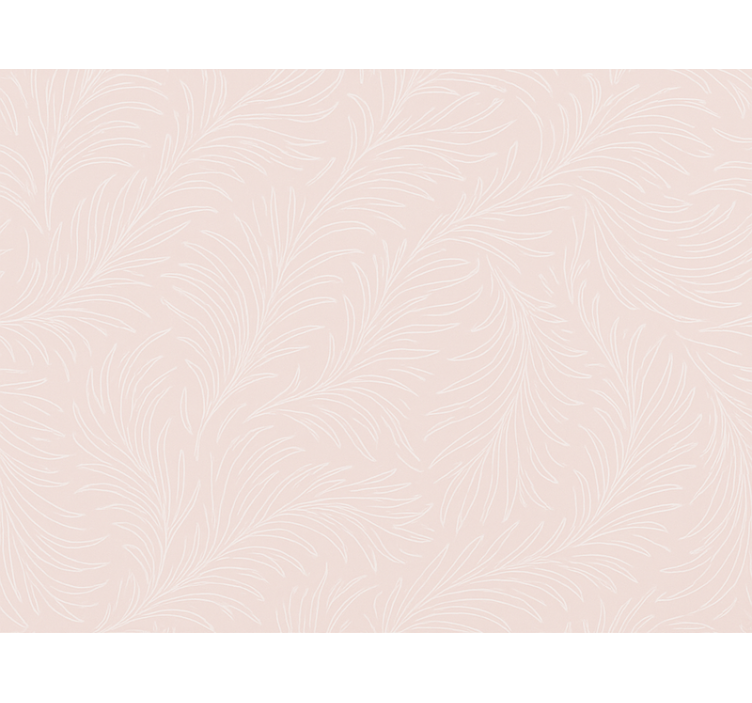 Master bedroom wallpaper soft pink botanical - TenStickers