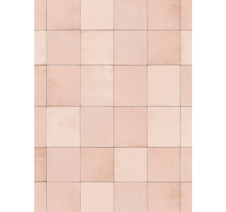 Kitchen wallpaper pink tile design - TenStickers