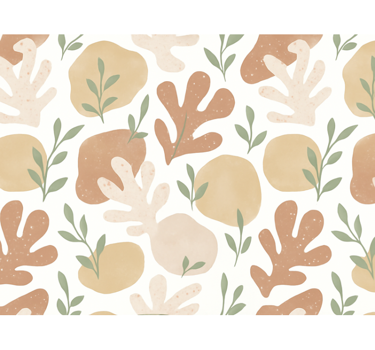 Abstract wallpaper inspired by earth shapes - TenStickers