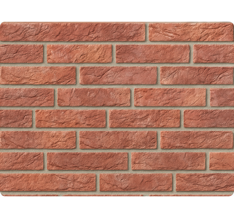 Blush watercolor garden brick wallpaper - TenStickers
