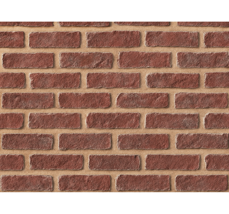 Weathered red brick wallpaper brick wallpaper - TenStickers