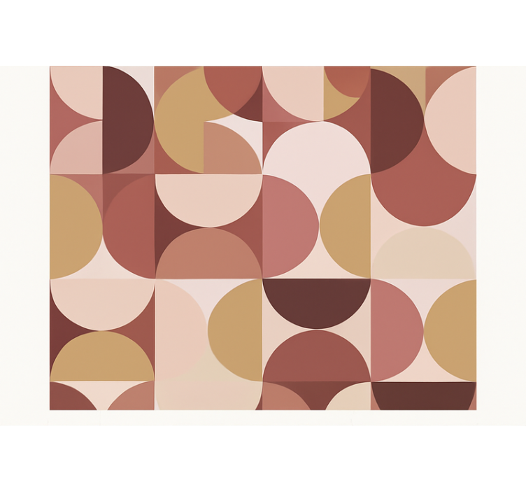 Master bedroom wallpaper retro pink figure design - TenStickers
