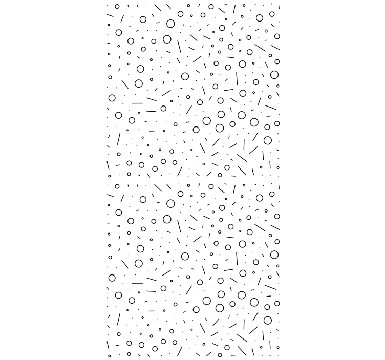 Master bedroom wallpaper geometric black and white - TenStickers