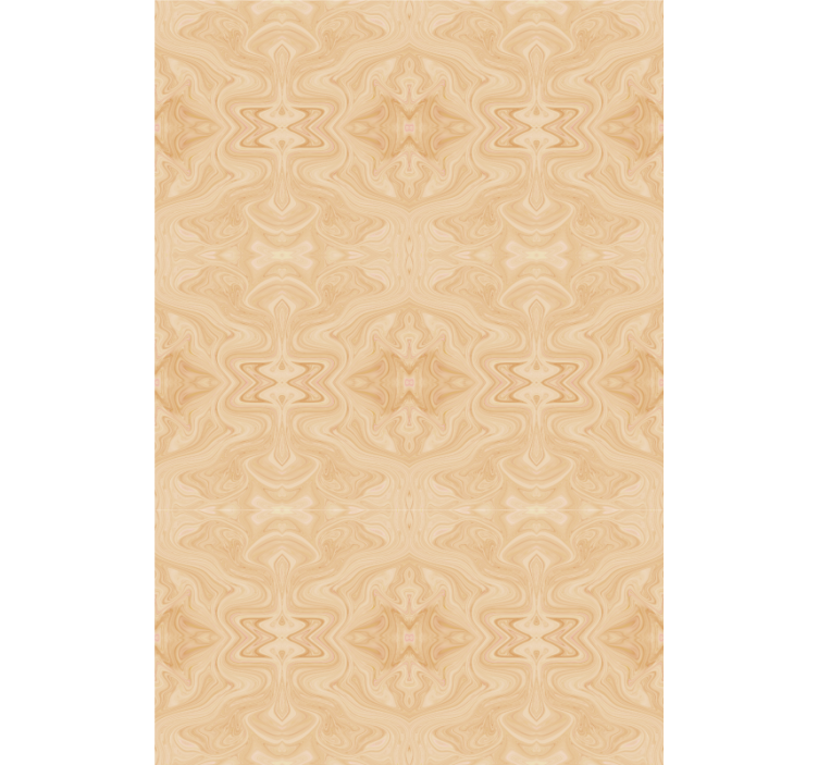 Master bedroom wallpaper in beige japandi pattern - TenStickers