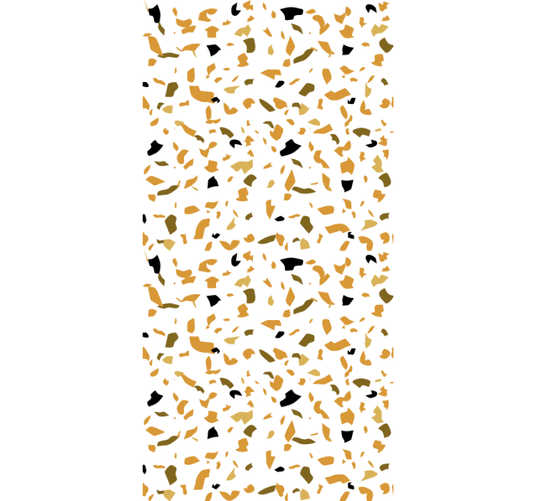 Master bedroom wallpaper in warm terrazzo colors - TenStickers