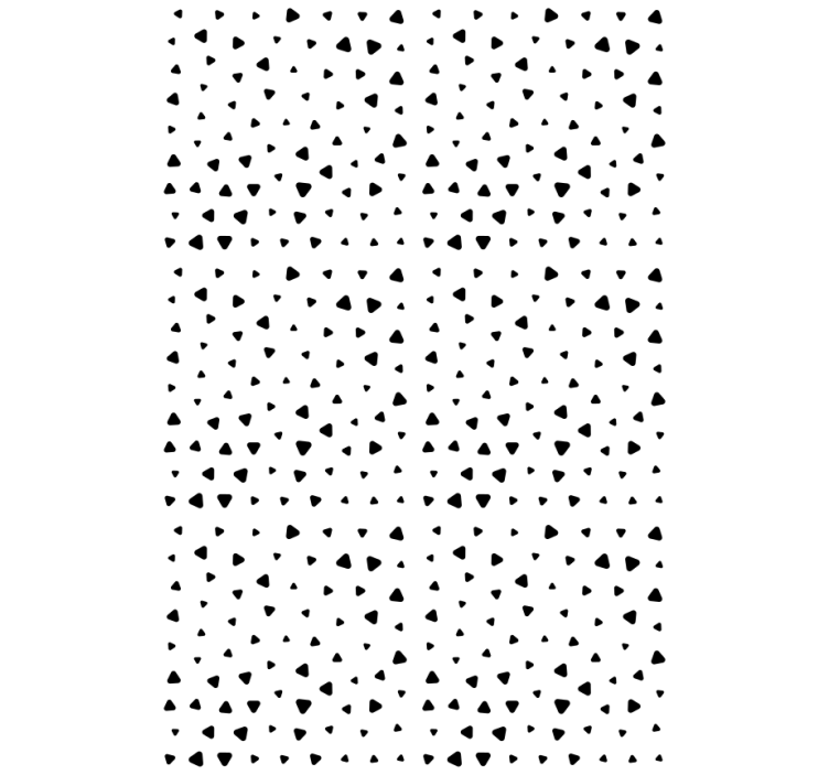 Master bedroom wallpaper geometric heart design - TenStickers