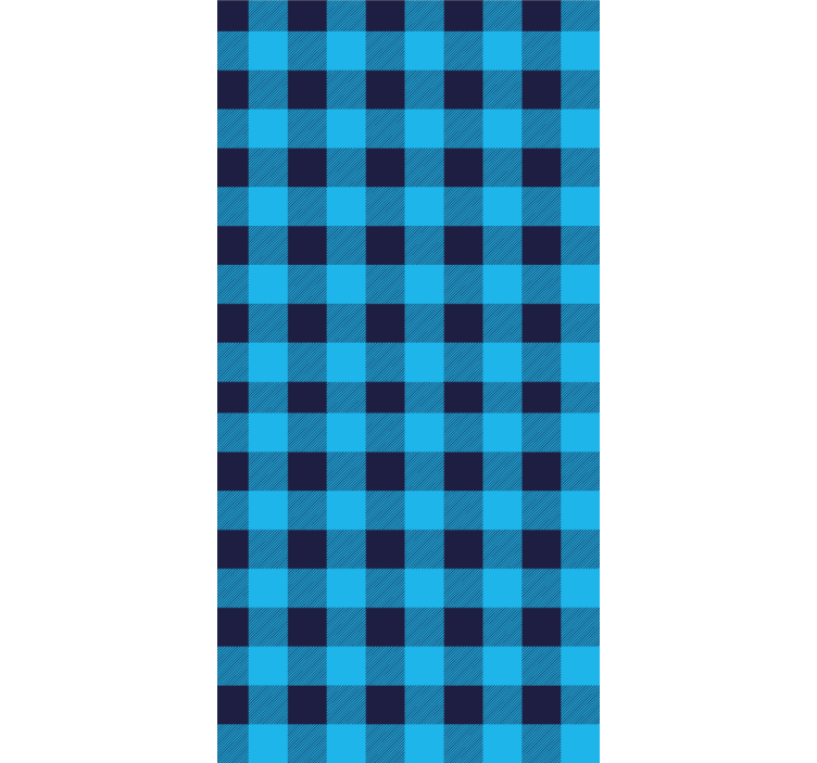 Master bedroom wallpaper checkered pattern design - TenStickers