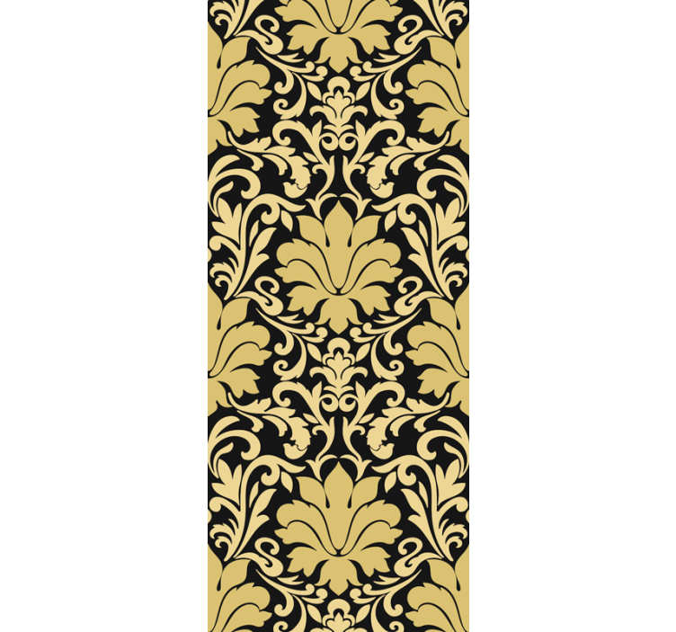 Luxury damask style bedroom wallpaper - TenStickers