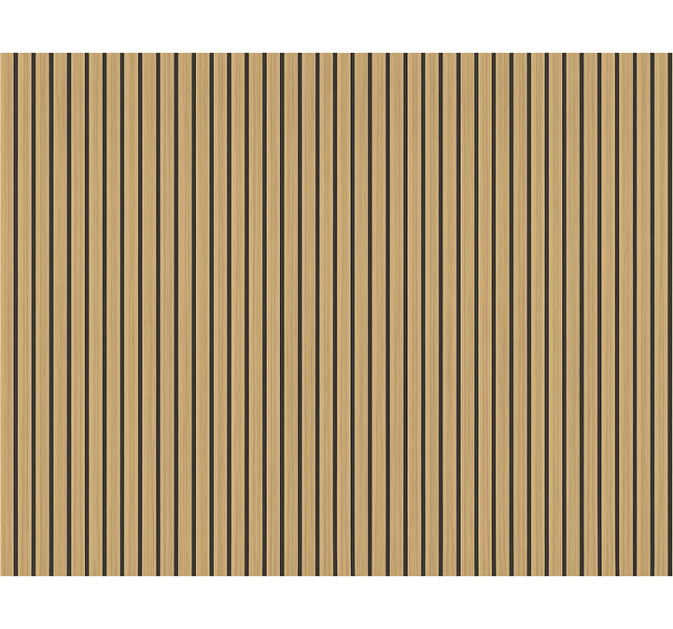 Bedroom wallpaper modern oak stripes - TenStickers