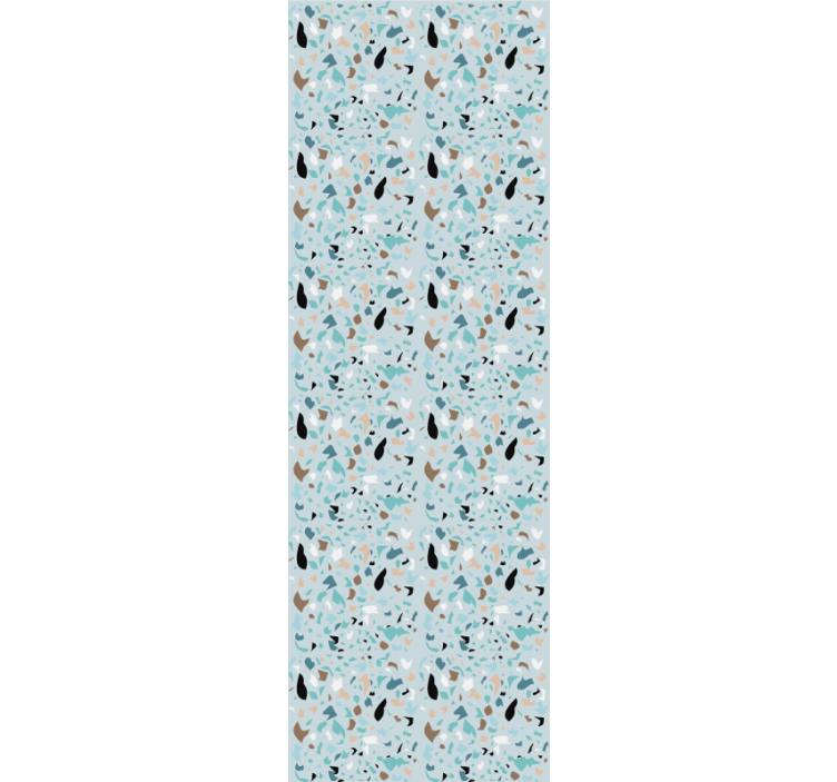 Bedroom wallpaper in terrazzo style design - TenStickers