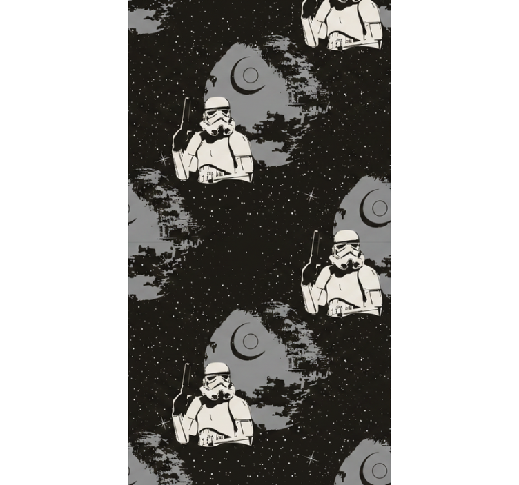Bedroom wallpaper typical whitetrooper design - TenStickers