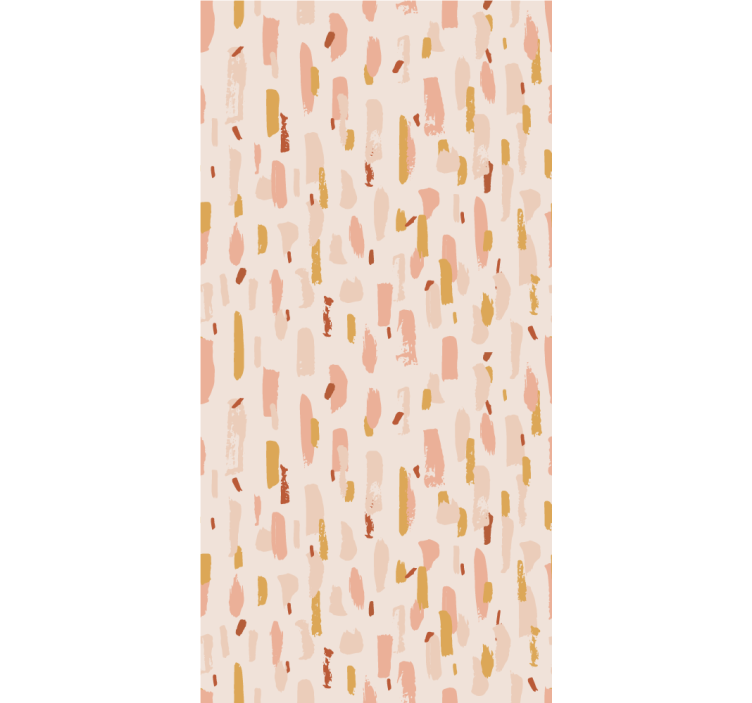 Bedroom wallpaper in petal-shaped brushed paint - TenStickers