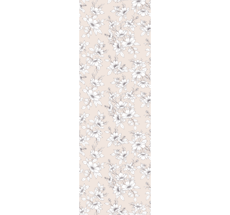 Bedroom wallpaper nordic wild and elegant design - TenStickers