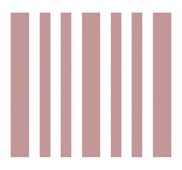 Vertical line wallpaper pink and white stripes - TenStickers