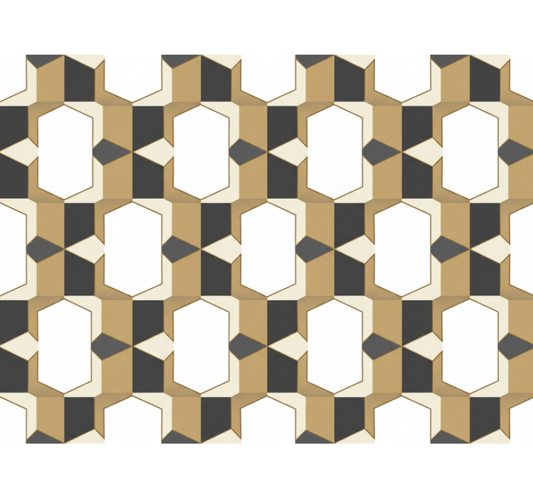 Classic wallpaper with checkered design - TenStickers