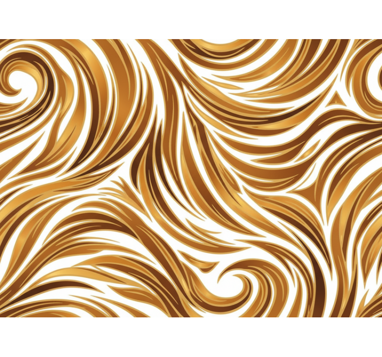 Vintage wallpaper golden fur texture - TenStickers